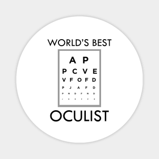 Oculist Doctor - World's best oculist Magnet